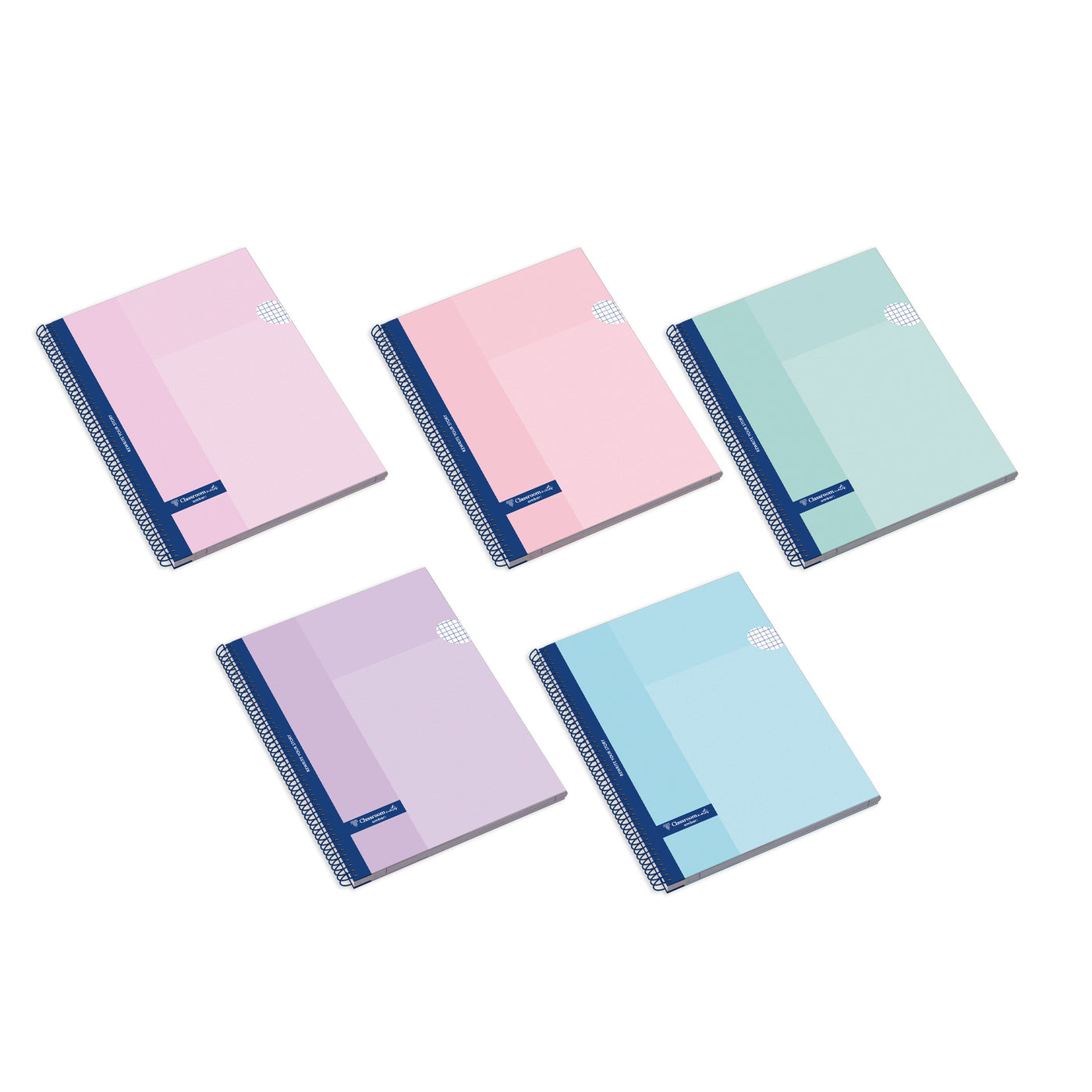 Caderno Espiral Capa Dura A4 160F 70G Classroommates Pastel Pautado