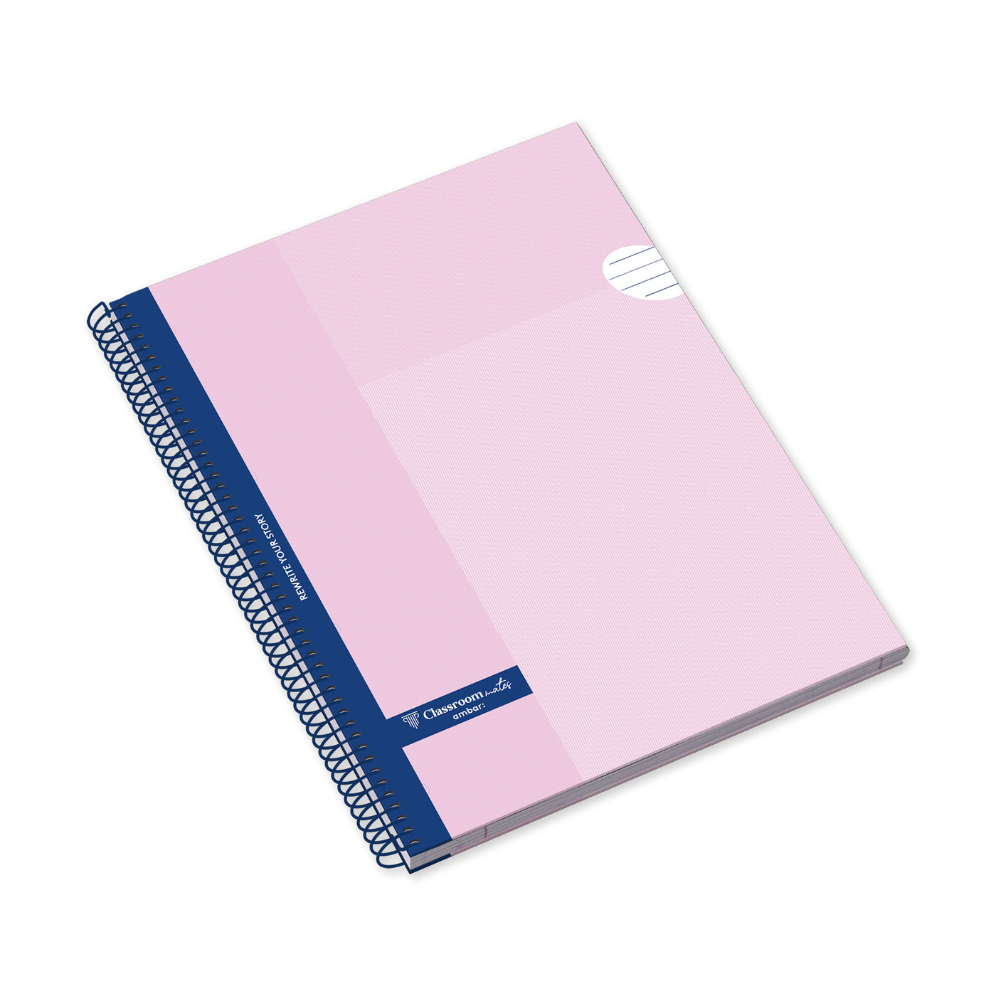 Caderno Espiral Capa Dura A4 160F 70G Classroommates Pastel Pautado