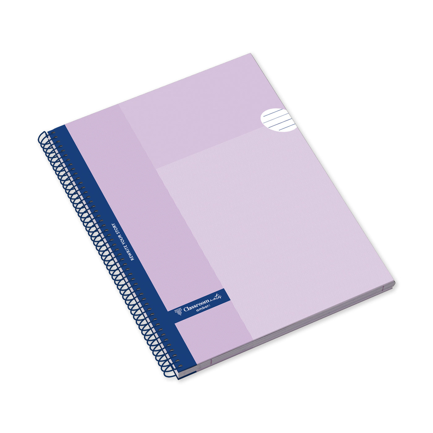 Caderno Espiral Capa Dura A4 160F 70G Classroommates Pastel Pautado