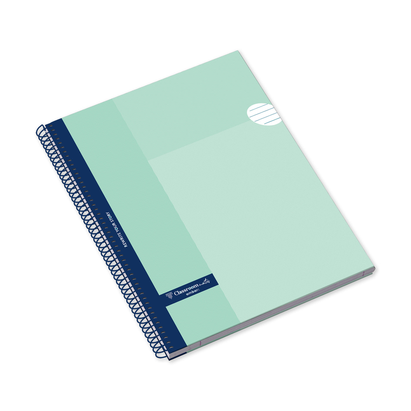 Caderno Espiral Capa Dura A4 160F 70G Classroommates Pastel Pautado