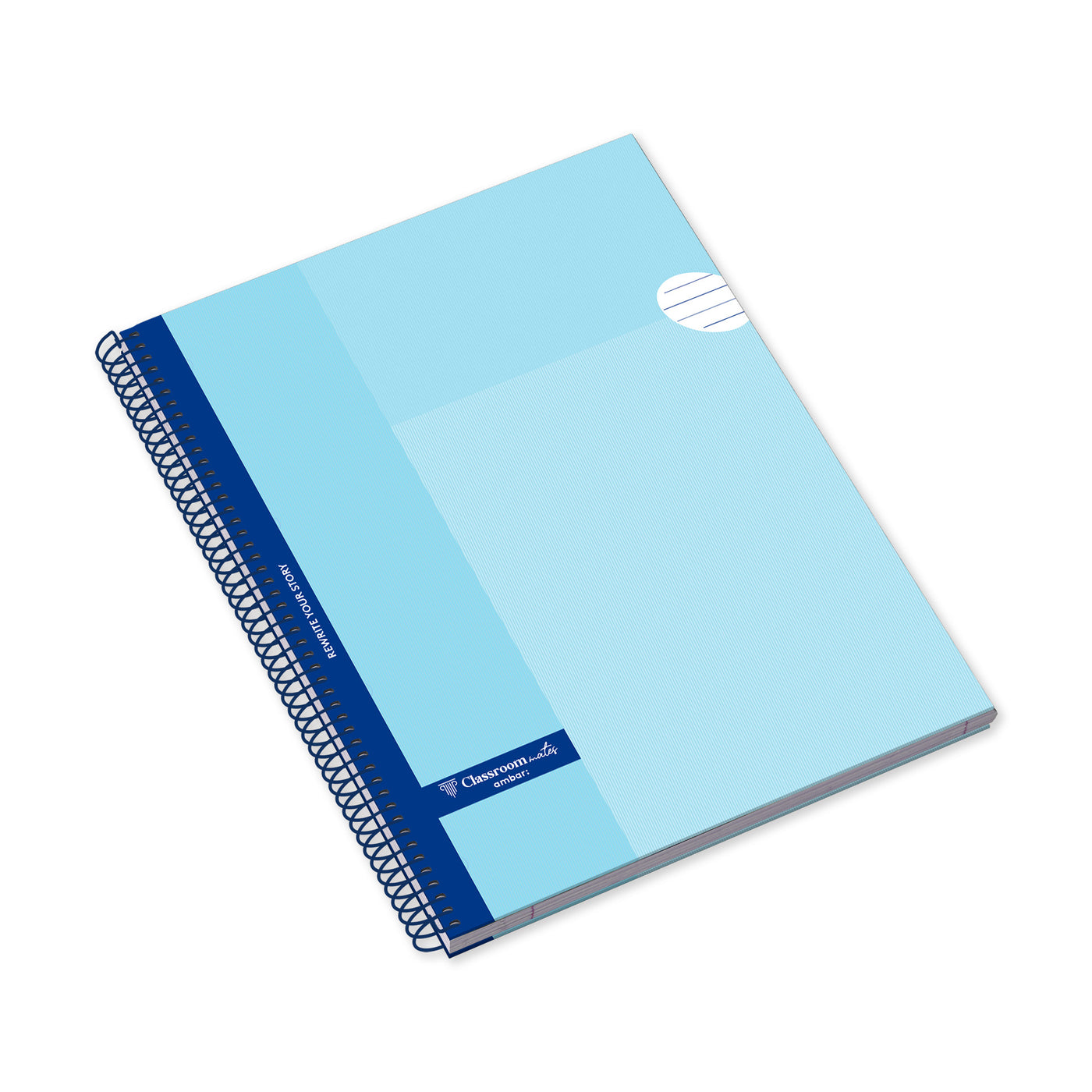 Caderno Espiral Capa Dura A4 160F 70G Classroommates Pastel Pautado