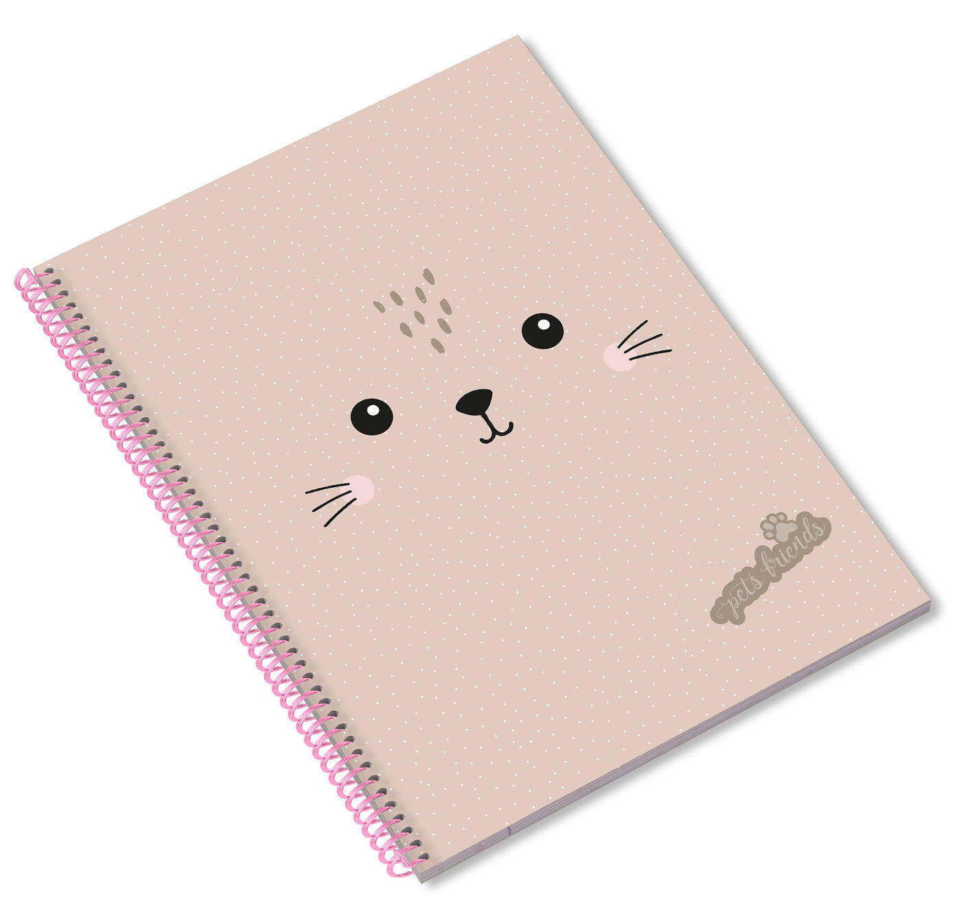 Caderno Espiral A4 80F School Time Girl Pautado