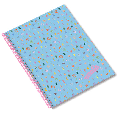 Caderno Espiral A4 80F School Time Girl Pautado