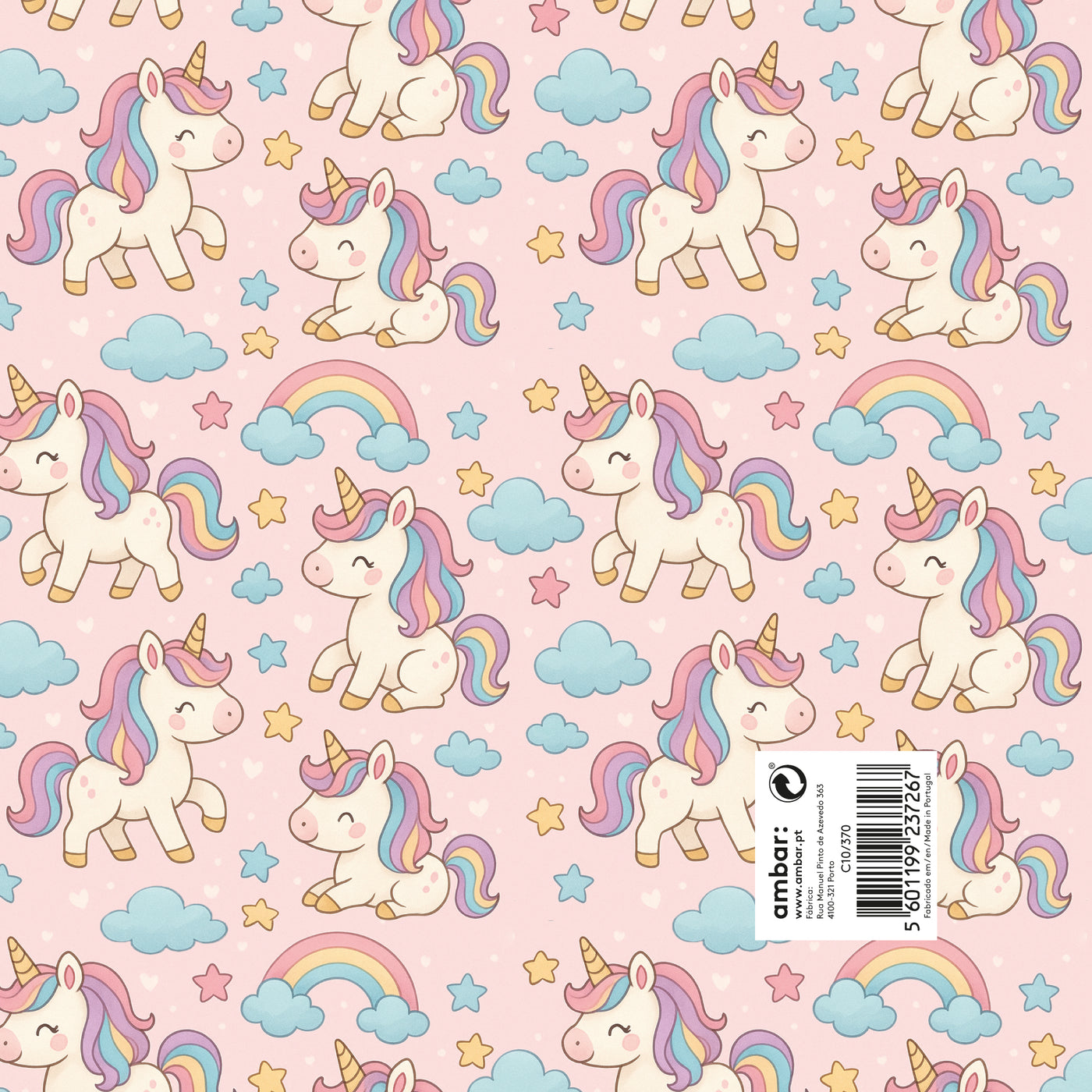 Papel Infantil Magic Unicorn C10/370