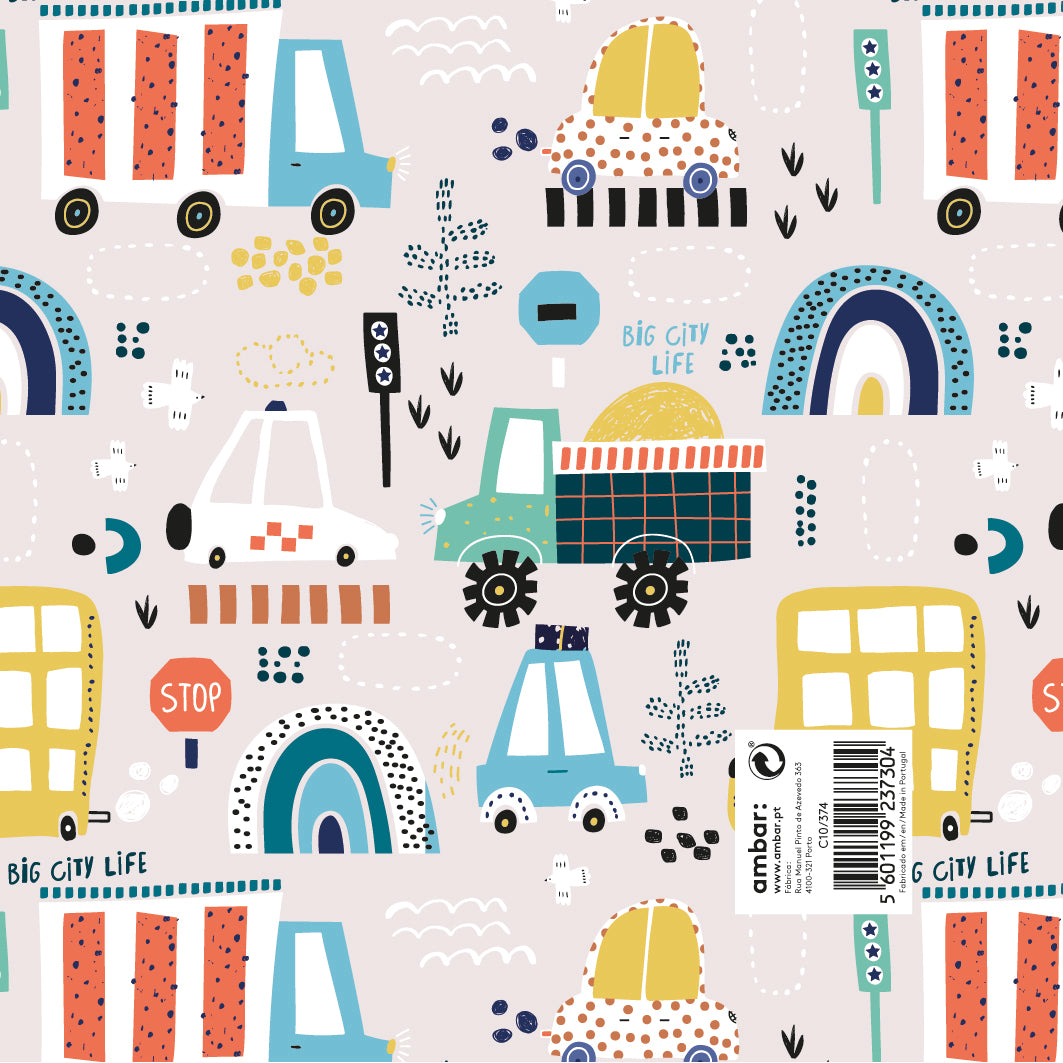 Papel Infantil Big City C10/374