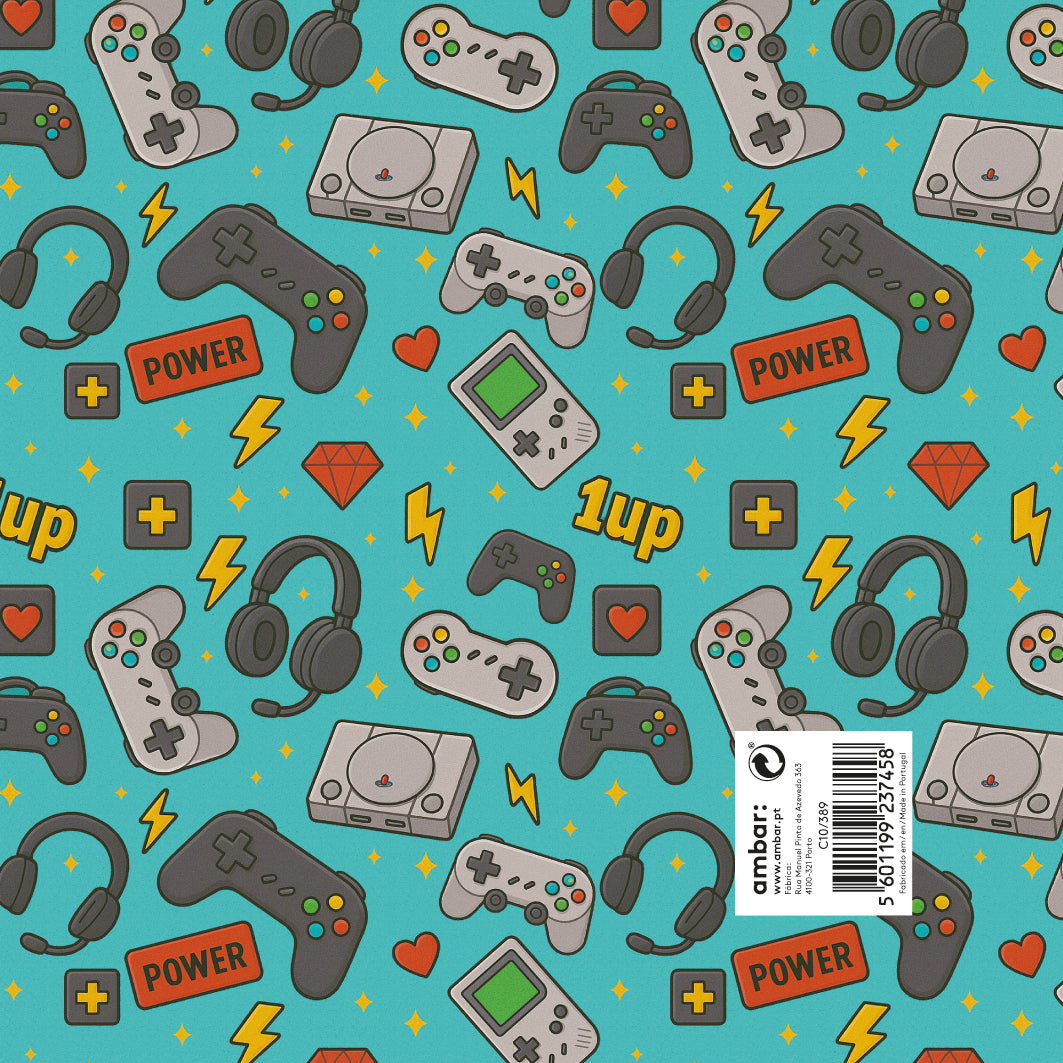 Papel Infantil Gaming C10/389