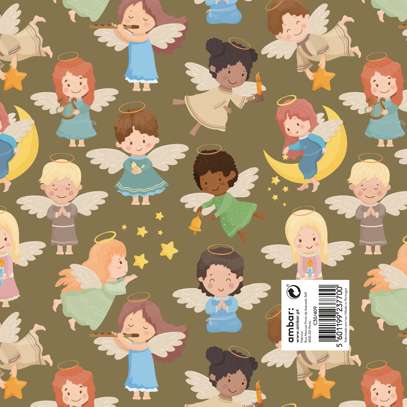 Papel Natal Angel's Noel C30/409