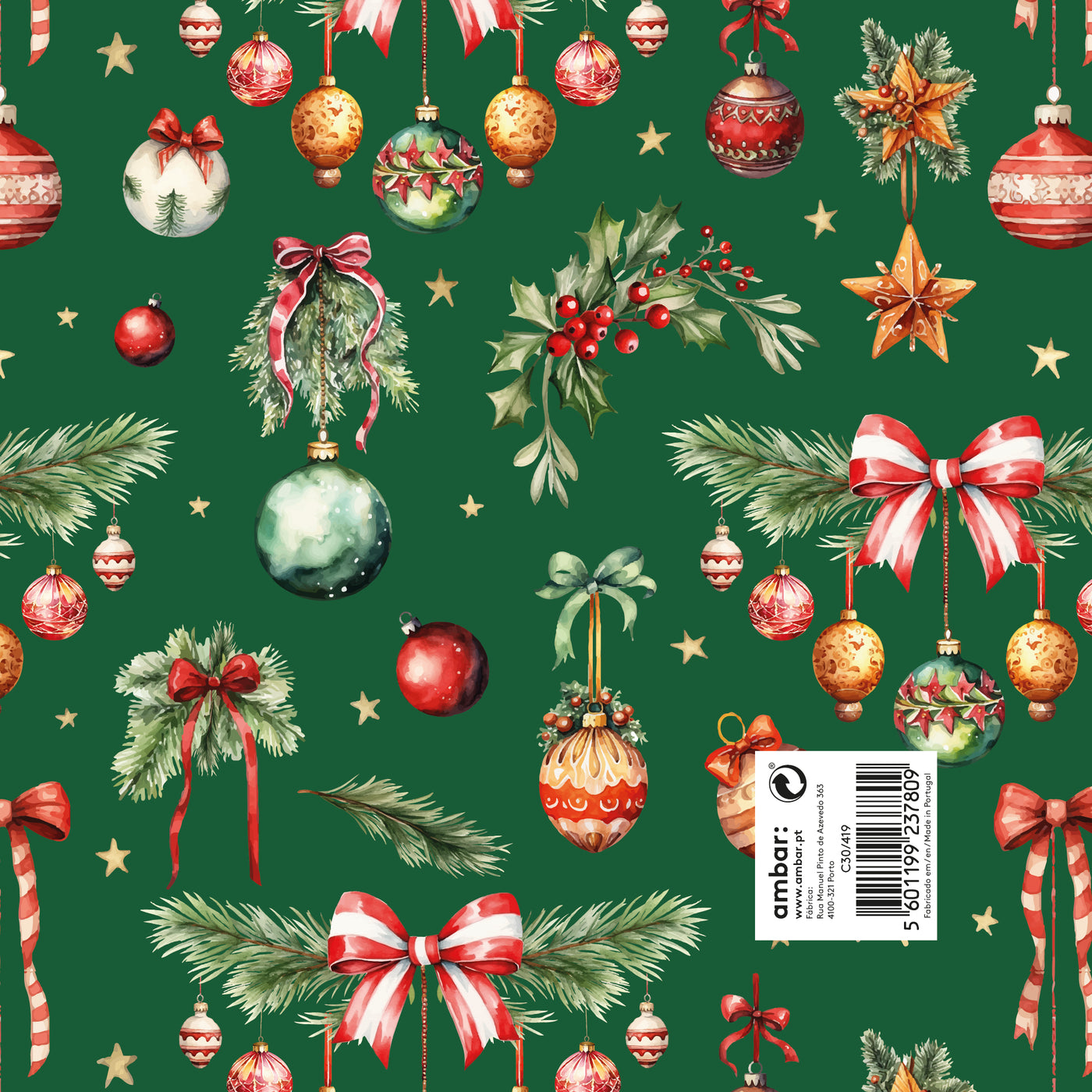 Papel Natal Tinsel Christmas C30/419