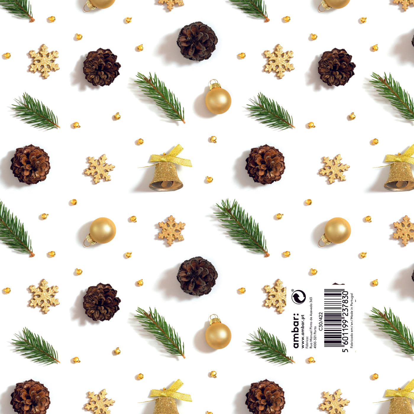Papel Natal Pinecone Christmas C30/422