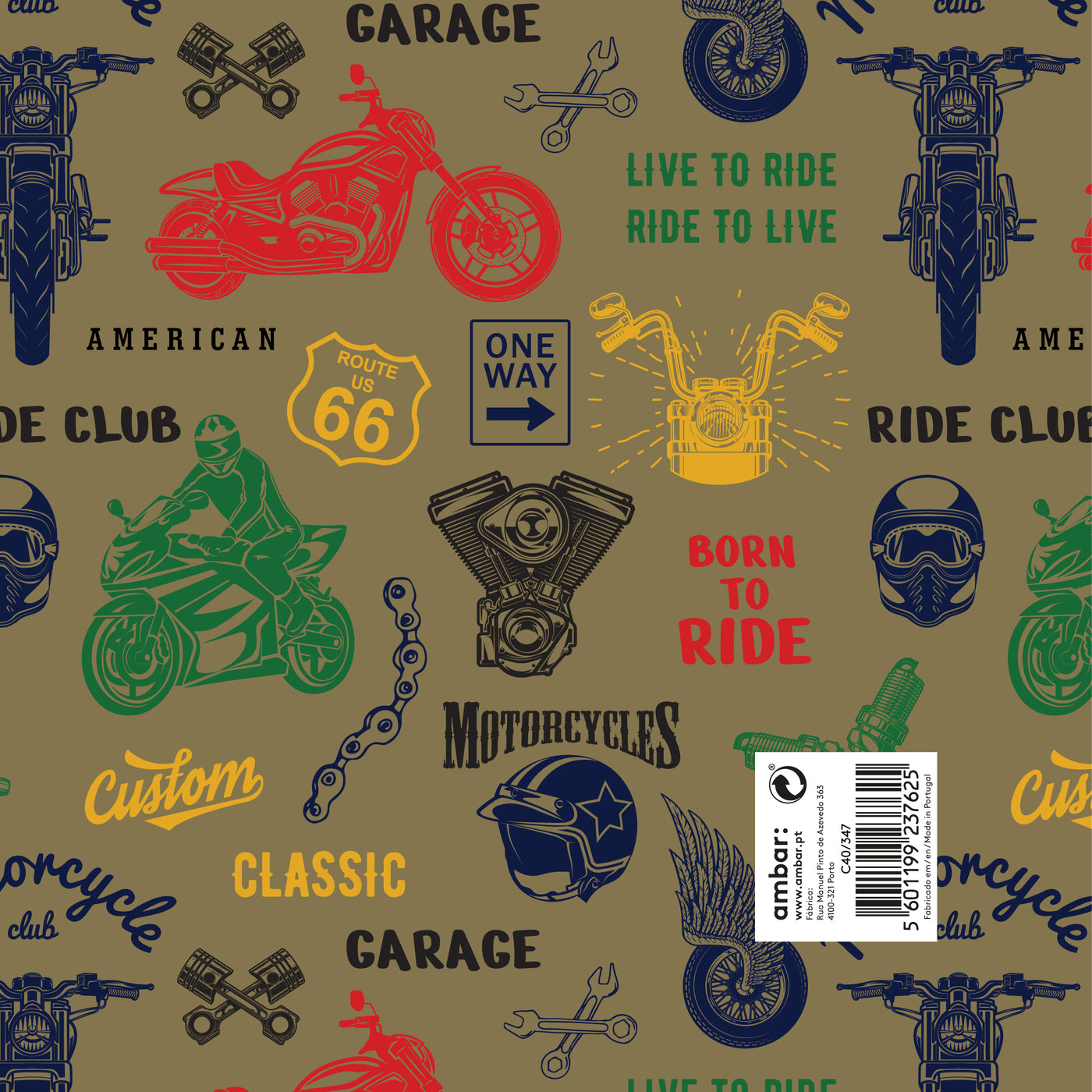 Papel Clássico Ride Club C40/347