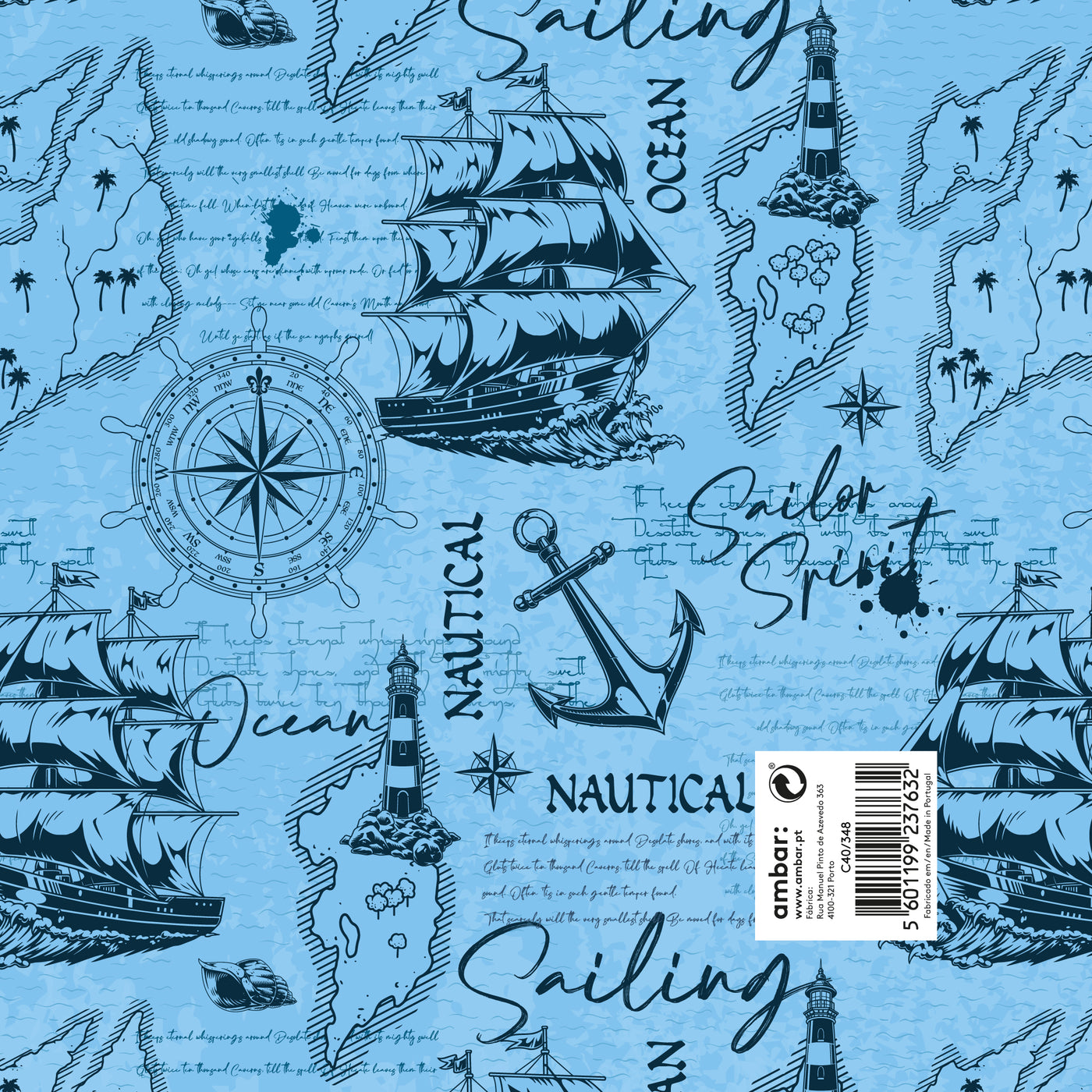 Papel Clássico Nautical C40/348
