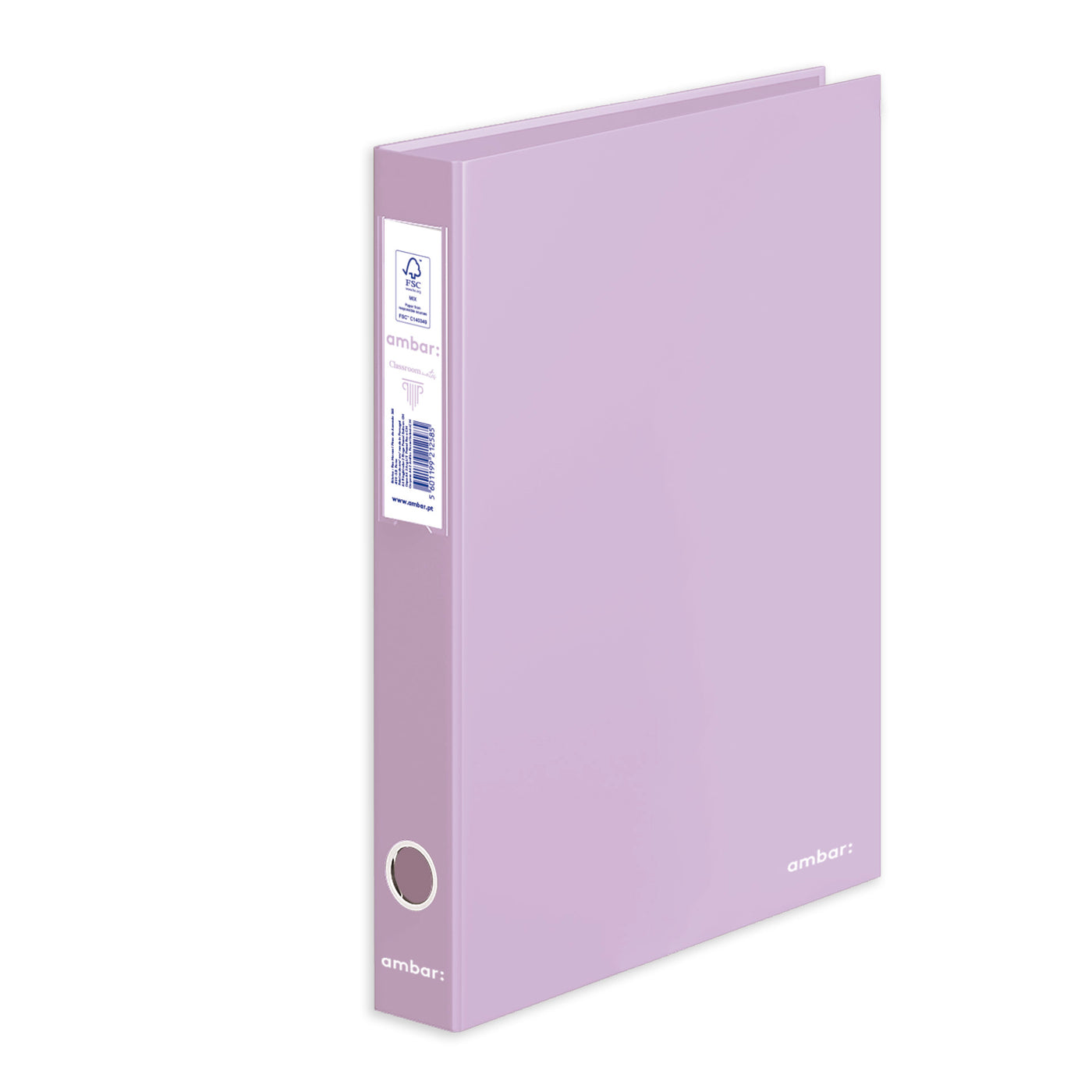 Capa Pastel A4 2 Argolas Lombada Estreita