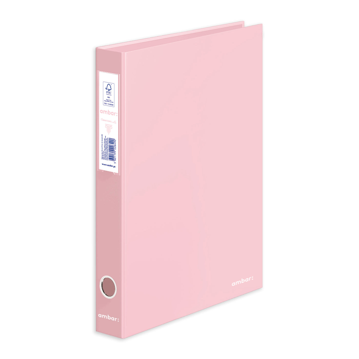 Capa Pastel A4 2 Argolas Lombada Estreita