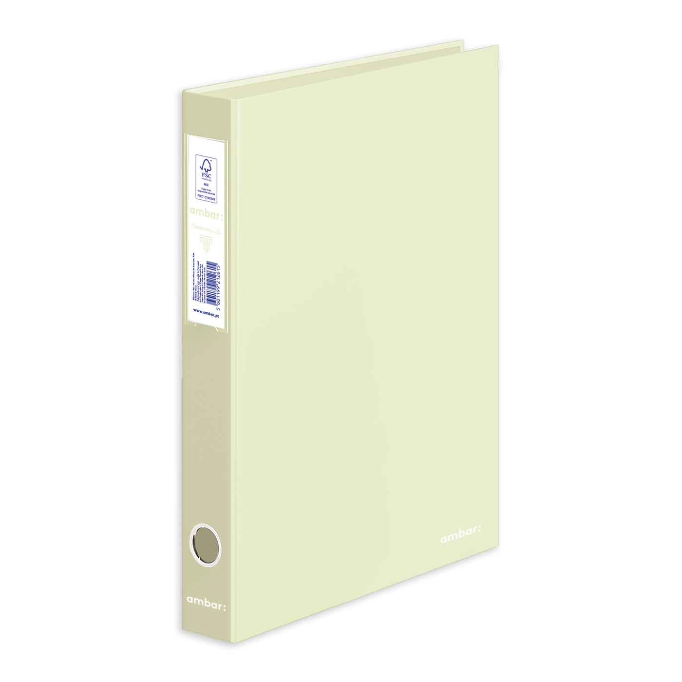 Capa Pastel A4 2 Argolas Lombada Estreita