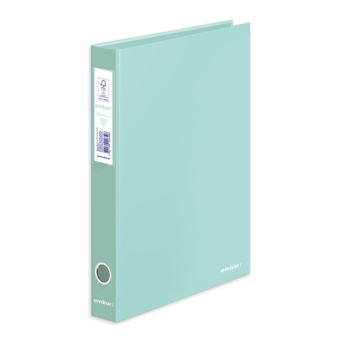 Capa Pastel A4 2 Argolas Lombada Estreita