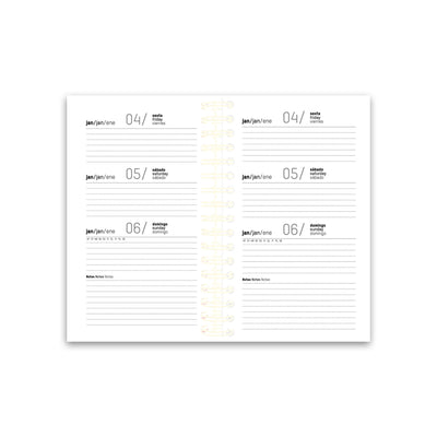 Agenda Planning Espiral 1 Sem 90x154 Look 25