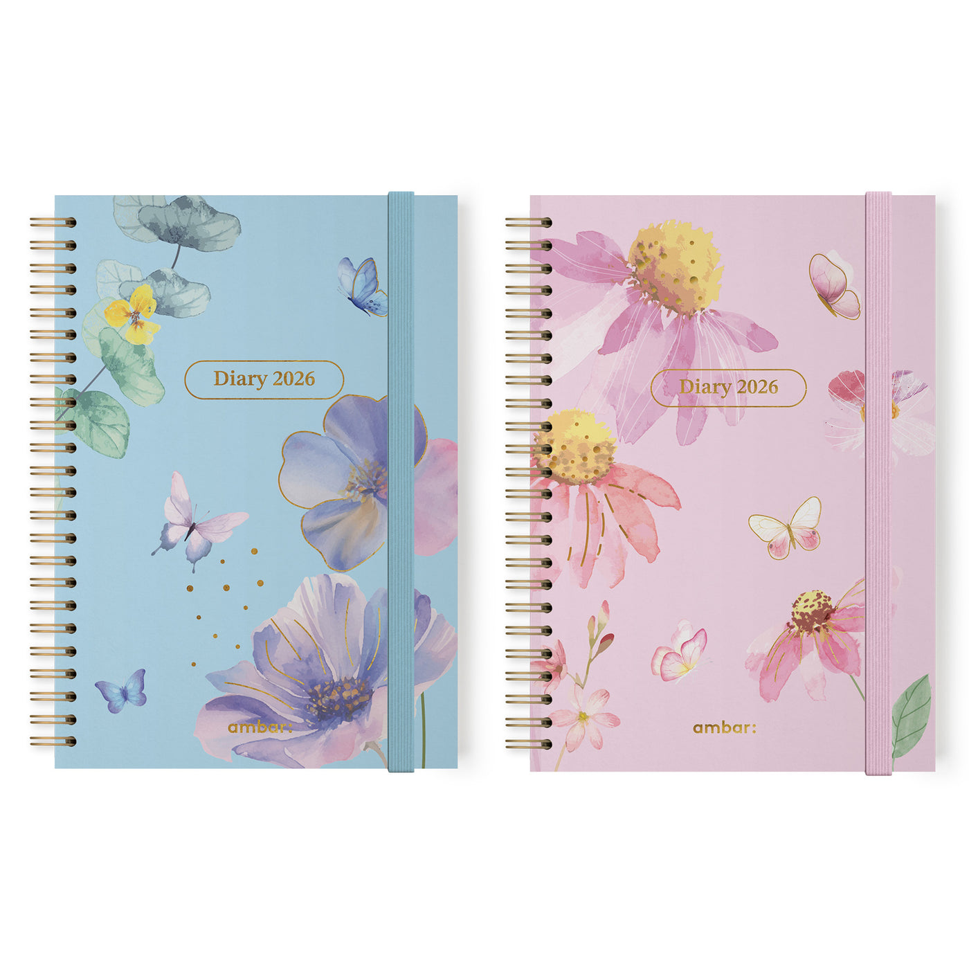 Agenda Secretária Espiral Papillon