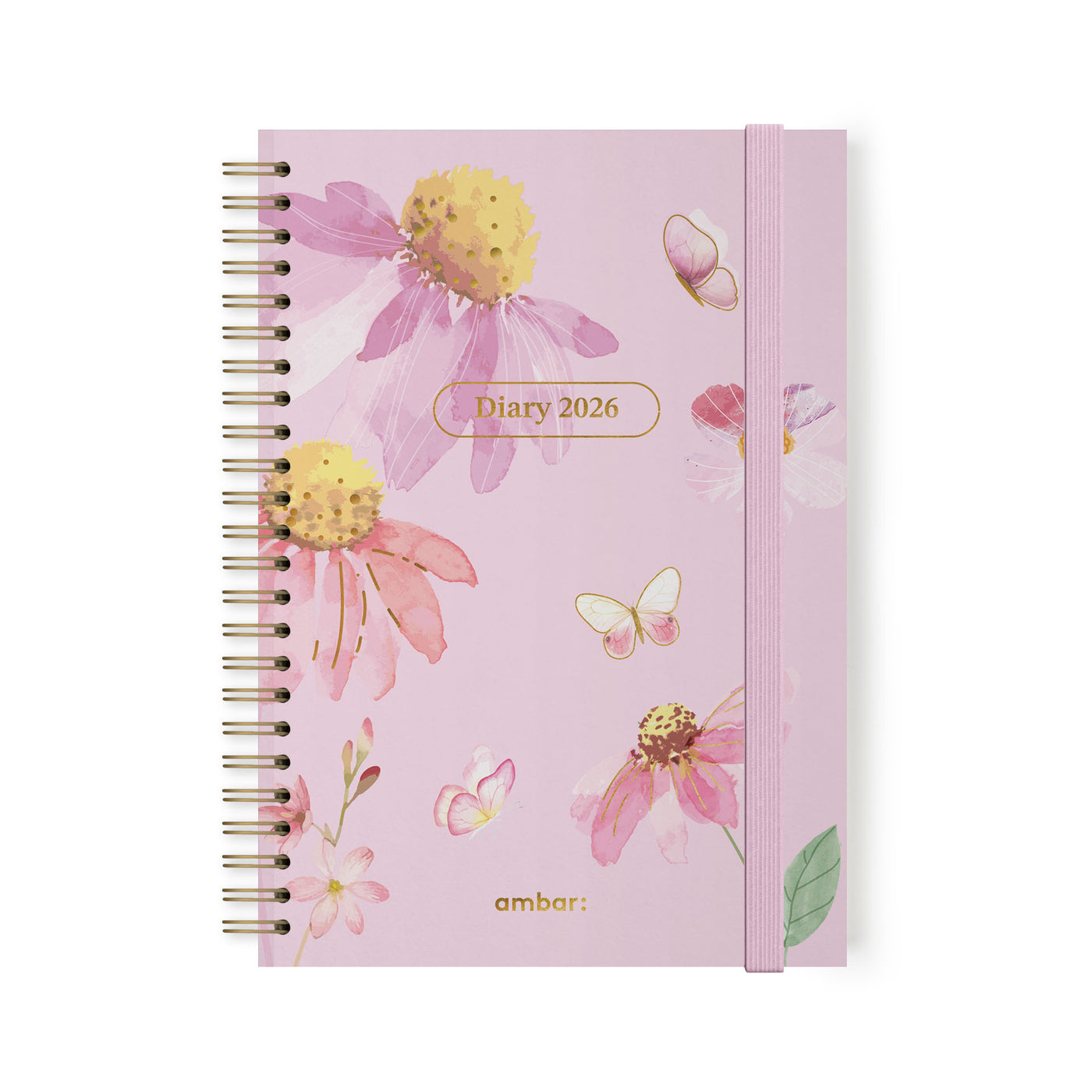 Agenda Secretária Espiral Papillon