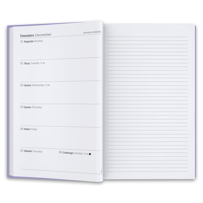 Agenda Secretária 1 Semana 130x210 Script W