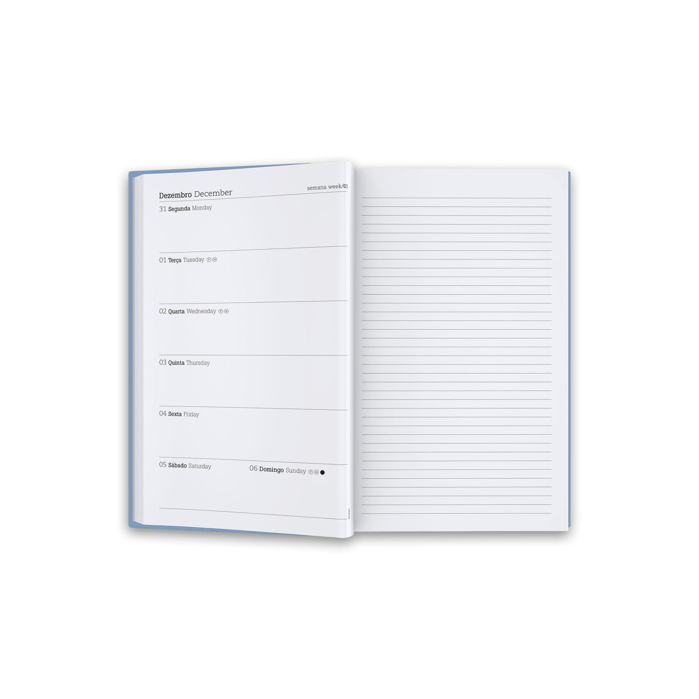 Agenda Secretária 1 Semana 90x140 Script W