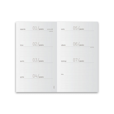 Agenda Planning 1 Sem 90x154 Tex 25