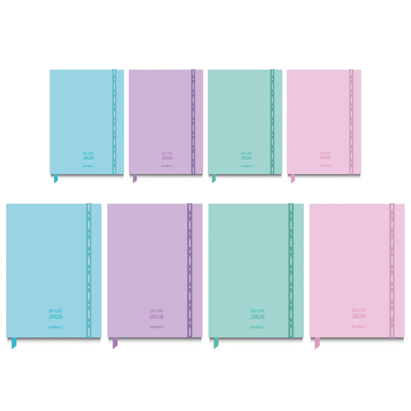 Agenda Mini Secretária Pastel Colors