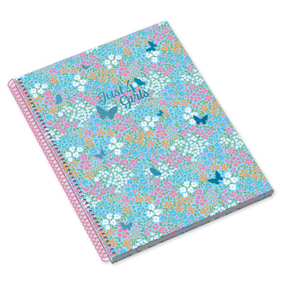 Caderno Espiral Capa Dura A4 80F 100G Just4Girls Pautado
