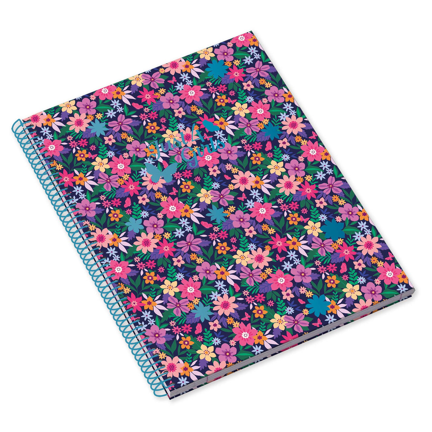 Caderno Espiral Capa Dura A4 80F 100G Just4Girls Pautado