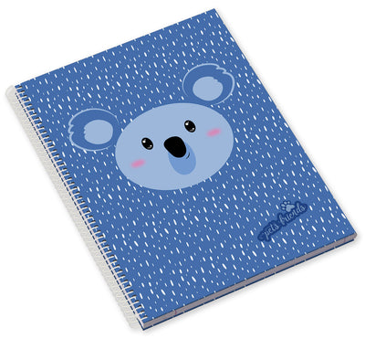 Caderno Espiral Capa Dura A5 80F 90G School Time Boy Pautado