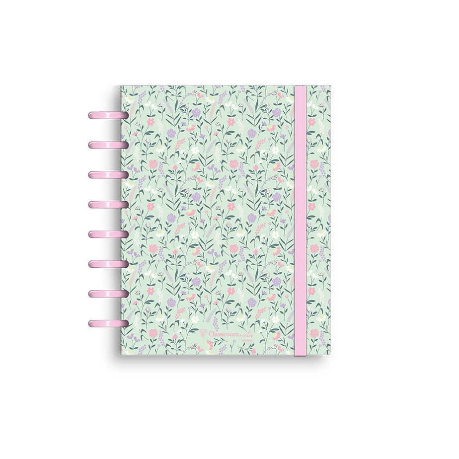 EcoSmart PP A5 100F 100G Silver Flowers Classroommates