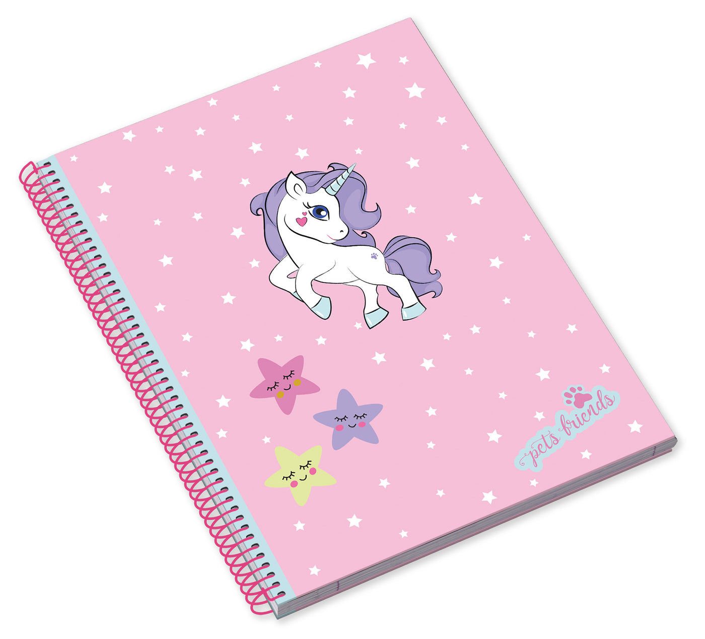 Caderno Espiral Capa Dura A4 80F 90G Believe in Dreams Pautado