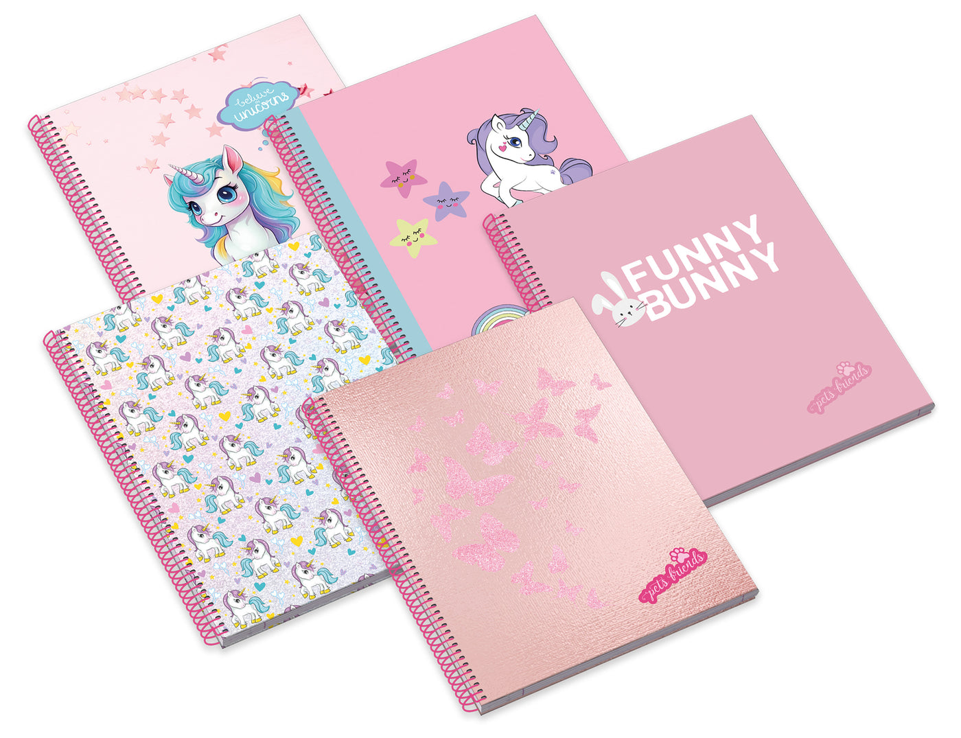 Caderno Espiral Capa Dura A4 80F 90G Believe in Dreams Pautado