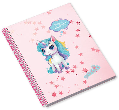 Caderno Espiral Capa Dura A5 80F 90G Believe in Dreams Pautado