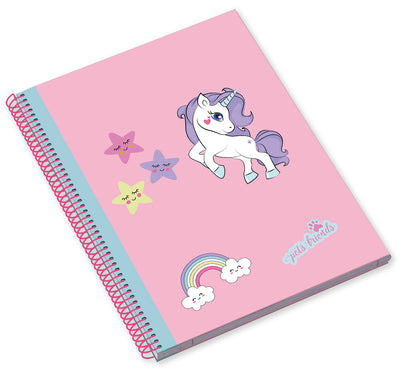 Caderno Espiral Capa Dura A5 80F 90G Believe in Dreams Pautado