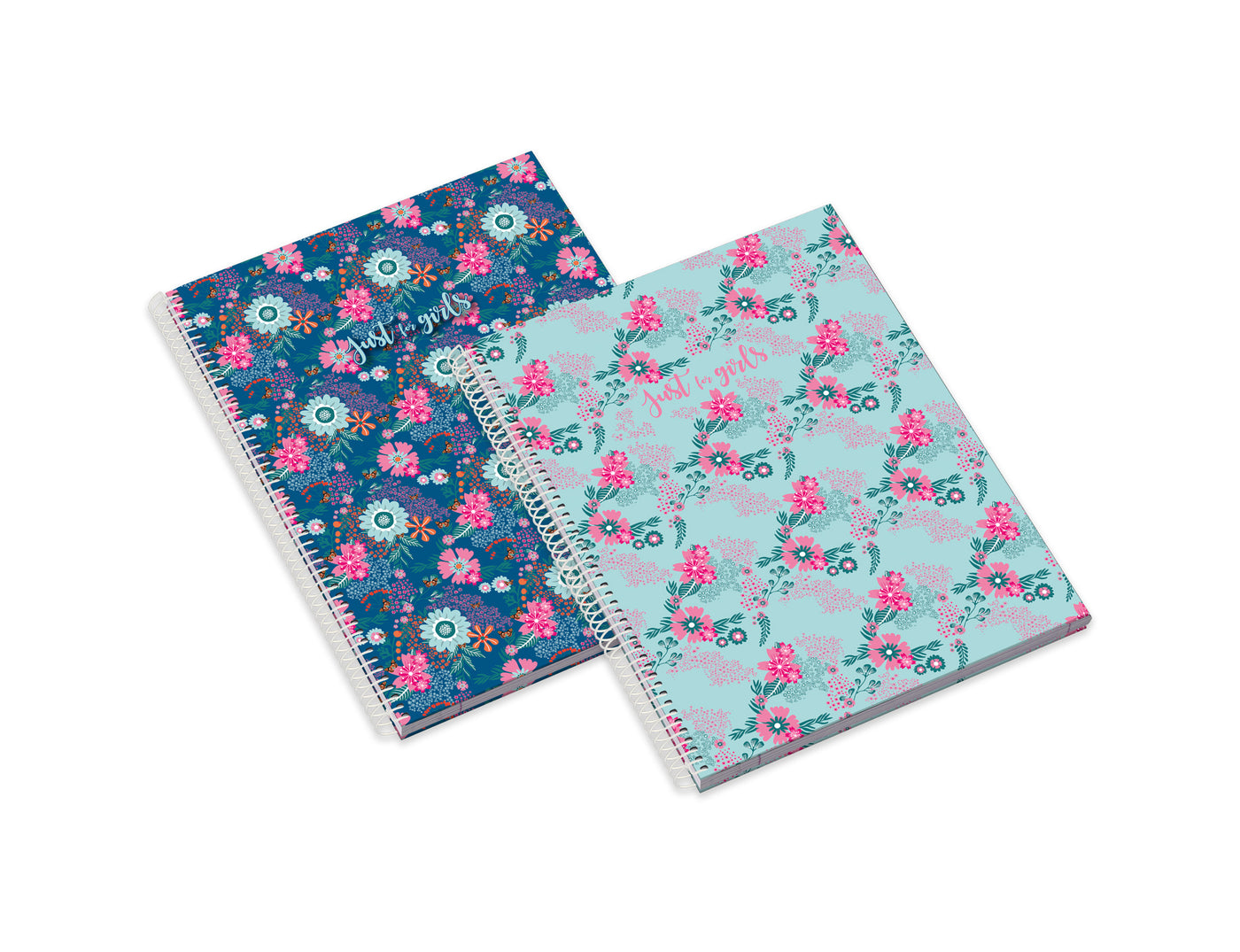 Caderno Espiral Capa Dura A5 80F 90G Just4Girls Pautado 24