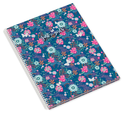 Caderno Espiral Capa Dura A4 80F 90G Just4Girls Pautado 24