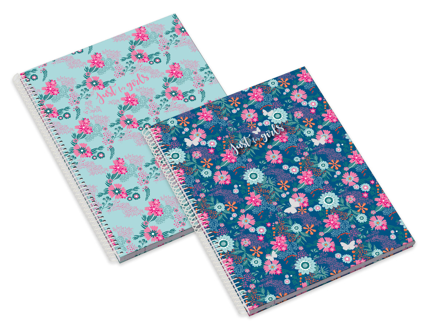 Caderno Espiral Capa Dura A4 80F 90G Just4Girls Pautado 24