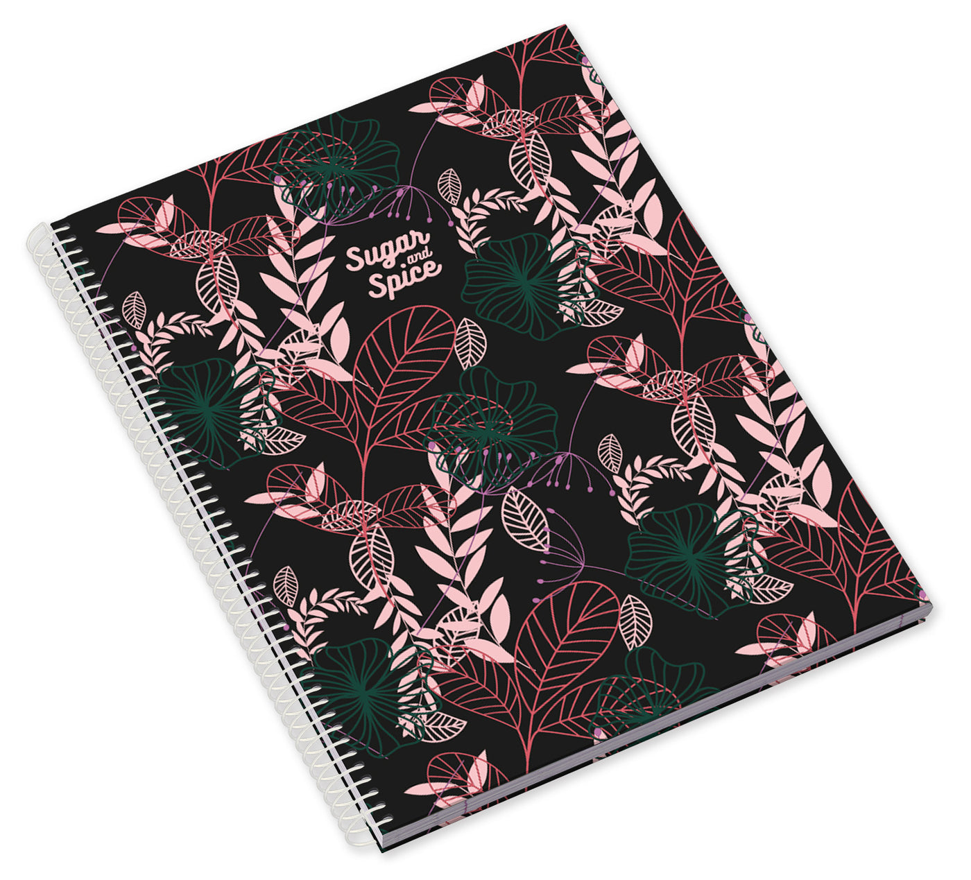 Caderno Espiral Capa Dura A5 80F 90G Sugar&Spice Pautado 24