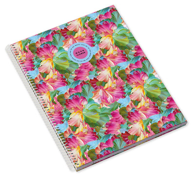 Caderno Espiral Capa Dura A4 80F 90G Teen Moonflower Pautado 24