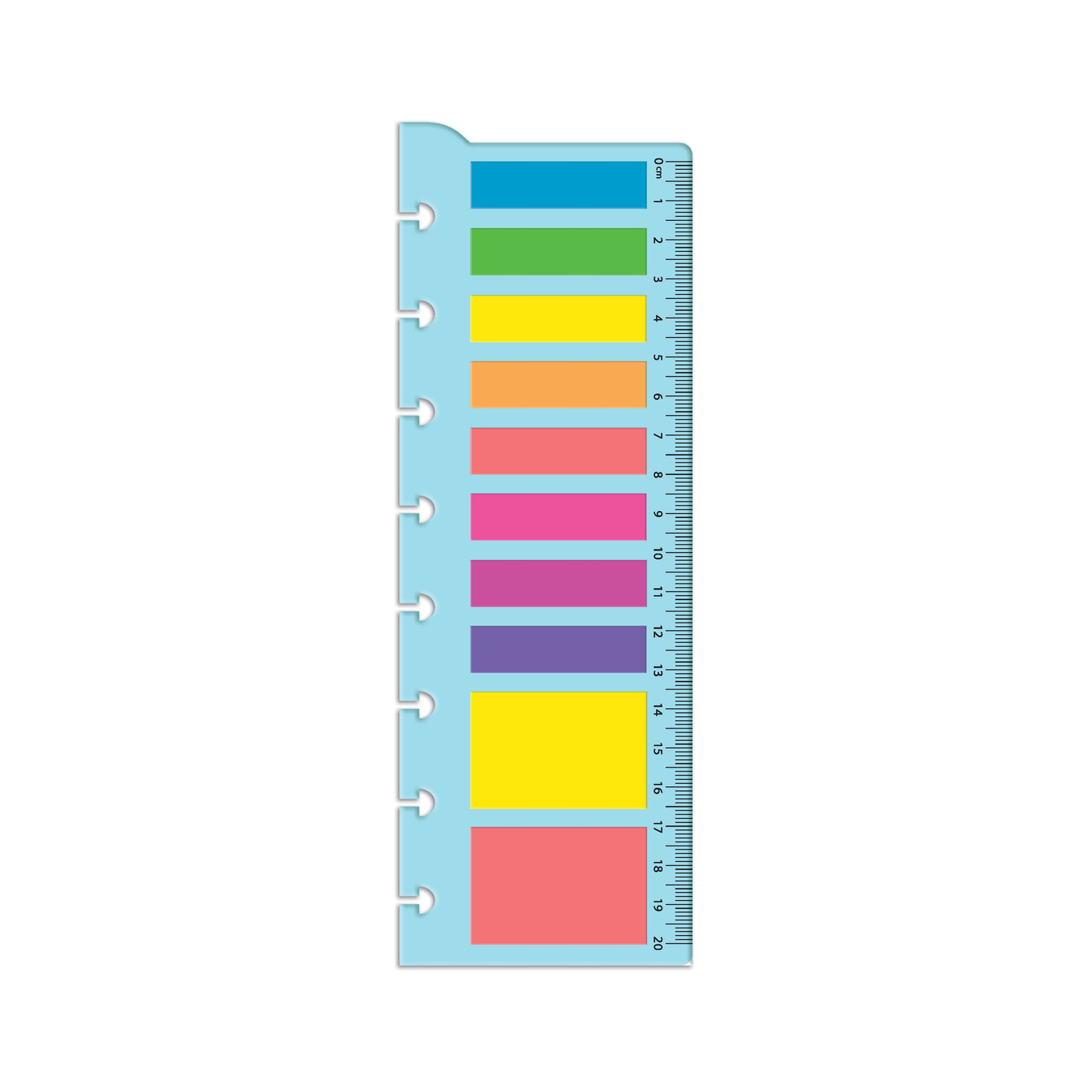 Ecosmart Notas Adesivas Cores + Régua