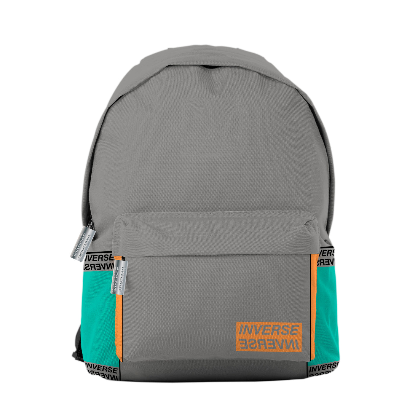 Mochila 2 Fechos Campus Grey Inverse