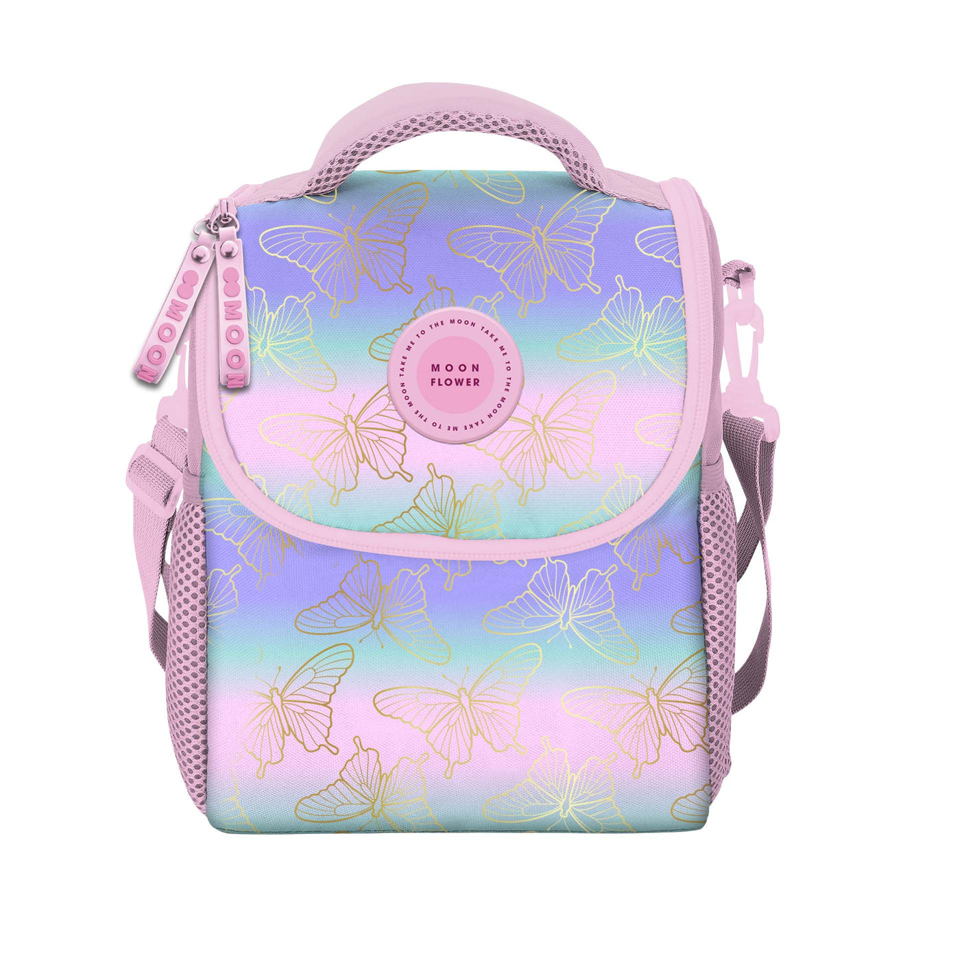 Saco Lanche Gold Wings Teen Moonflower