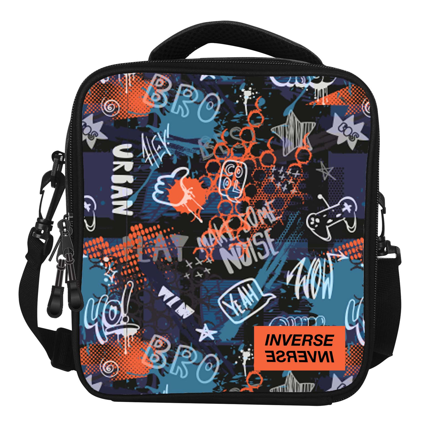 Saco Lanche StreetArt Teen Inverse