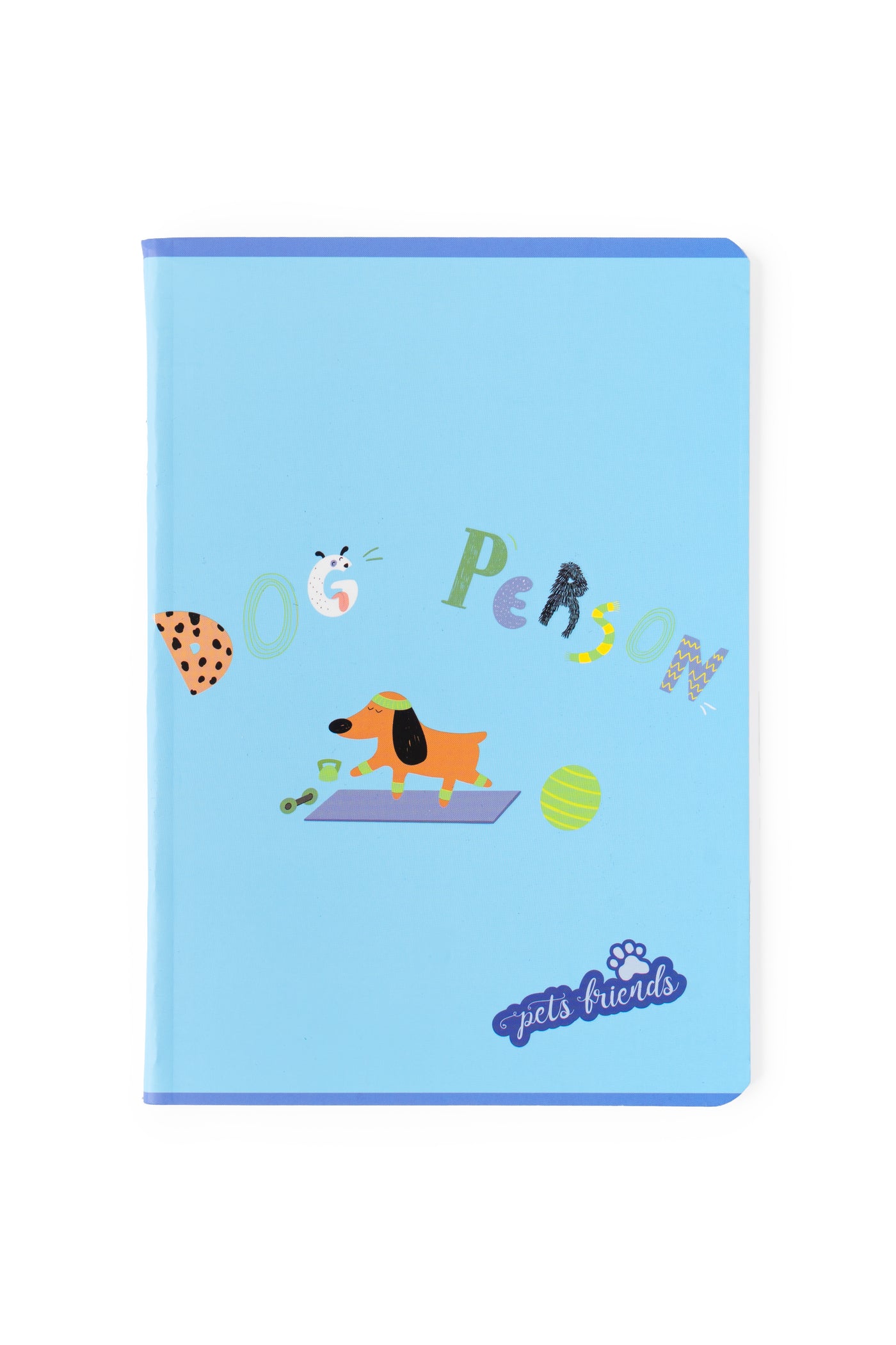 Caderno Agrafado A5 48F 90G Dog Person Boy Pautado 23