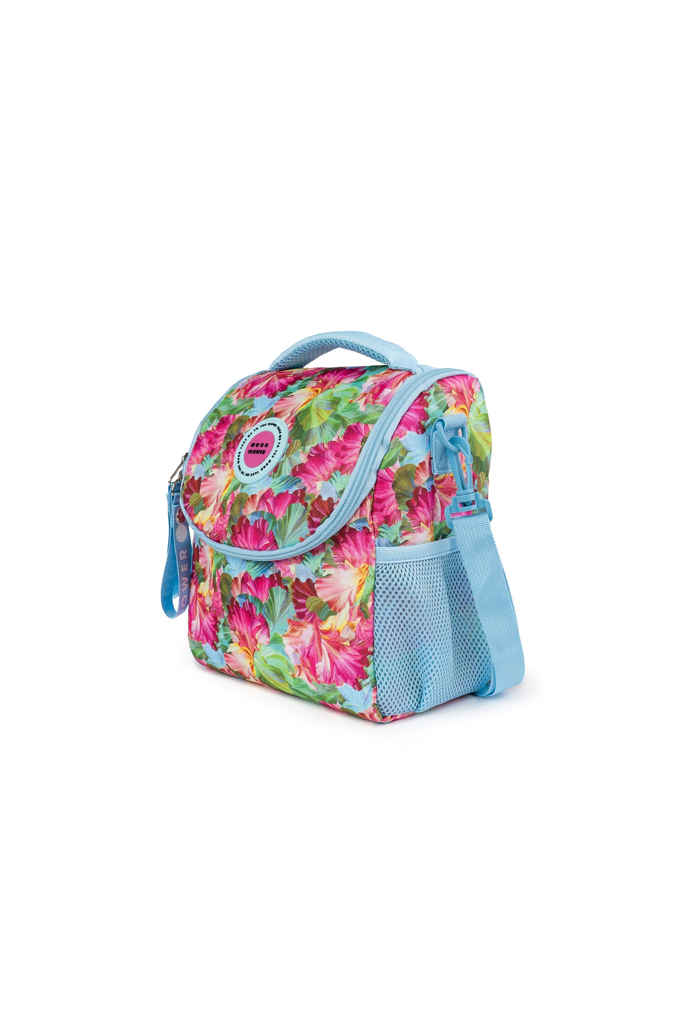 Saco Lanche Tropical Flowers Teen Moonflower