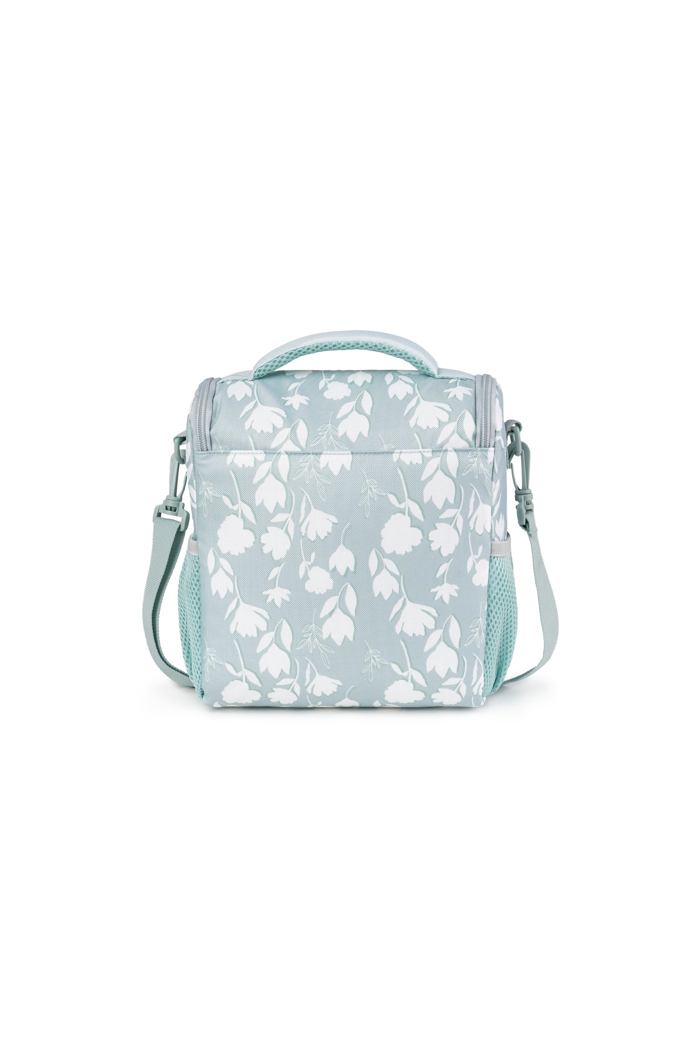 Saco Lanche White Flowers Teen Moonflower