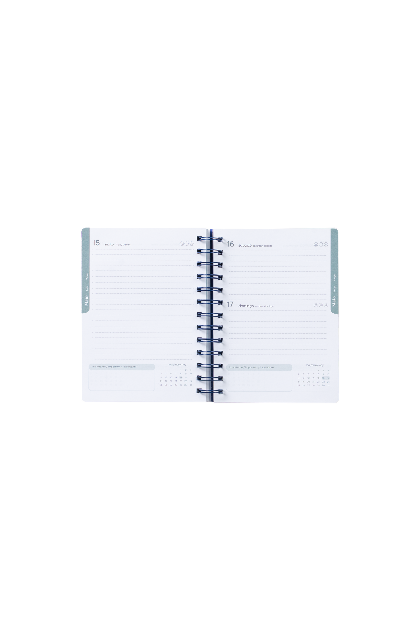 Agenda Escolar A6 Aqua ClassroomMates