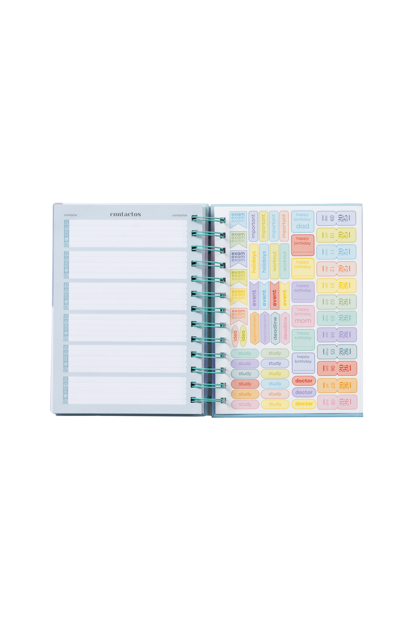 Agenda Escolar A5 S&S Moonflower