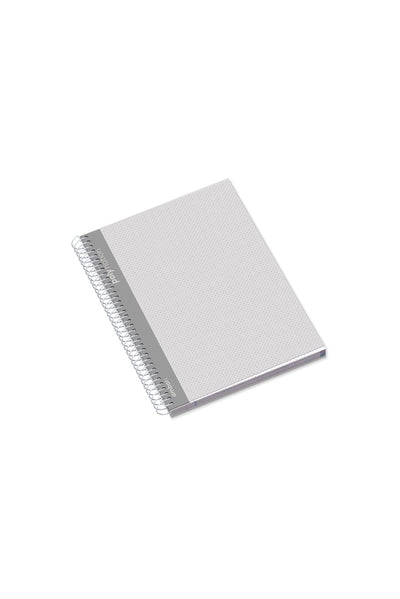 A4 Spiral Book Polipro Squared 4mm 80 Sheets 