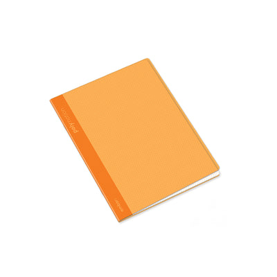 Caderno Agrafado A4 Polipro Pautado, Cadernos - ambar